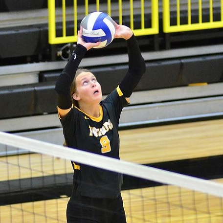 Katelynn Brogan Led Cloud County with 9 Kills and 11 Set Assists in their Three-Set Defeat to Dodge City