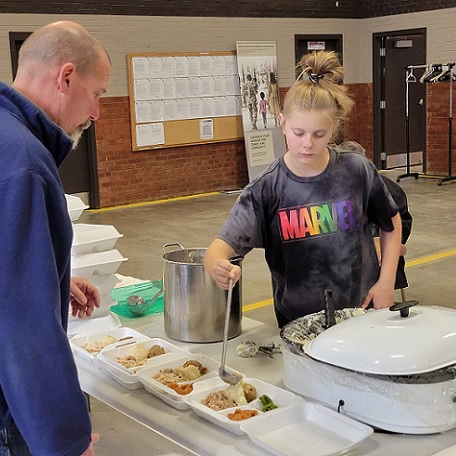 The Concordia Community Thanksgiving Day Dinner will be Serving a Traditional Thanksgiving Meal on Thursday, November 24th at the National Guard Armory in Concordia