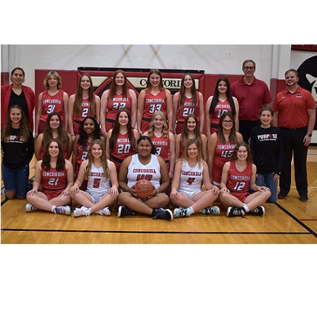 2022-2023 Concordia High School Girls Basketball Team