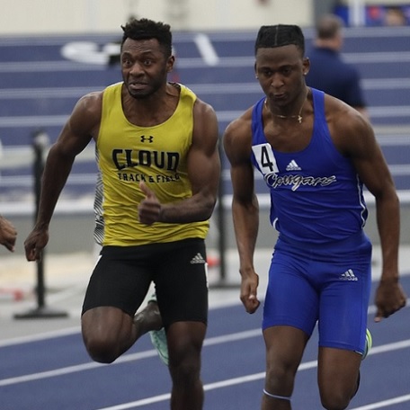 Alphonse Igish Competed in the 60 Meters and Also Ran in the 4x400 Meter Relay on Saturday at the Rust Buster Classic