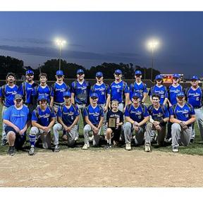 The Concordia Blues Won the 2022 American Legion Zone AA 3 Tournament Championship on Wednesday, July 20th
