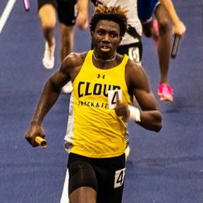 Daniel Siaffa Ran the Second Leg of the Distance Medley Relay on Friday, Helping Cloud County Post a National Qualifying Time