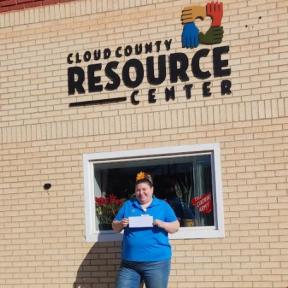 Cloud County Resource Center Lead Special Projects Volunteer Jennifer Rozean