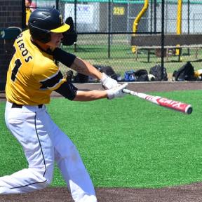 Landon Meyer Drove in Cloud County's Only Run of the Game on Wednesday, May 17th Hitting a Double to Score Alex Diaz