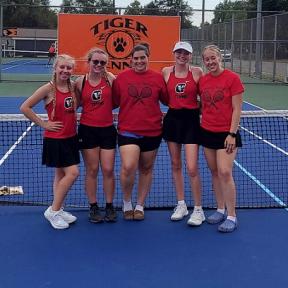The Concordia High School Girls Tennis Team Scored 8 Points at a Tournament in Clay Center on Saturday, September 16th