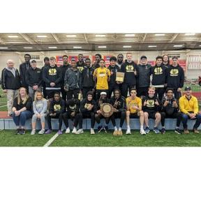 The Cloud County Community College Men's Track & Field Team Won the 2024 NJCAA Region VI Indoor Track and Field Championship on Sunday, February 18th