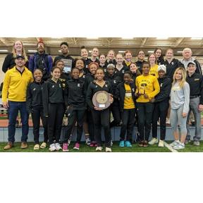 The Cloud County Community College Women's Track & Field Team Won the 2024 NJCAA Region VI Indoor Track and Field Championship on Sunday, February 18th
